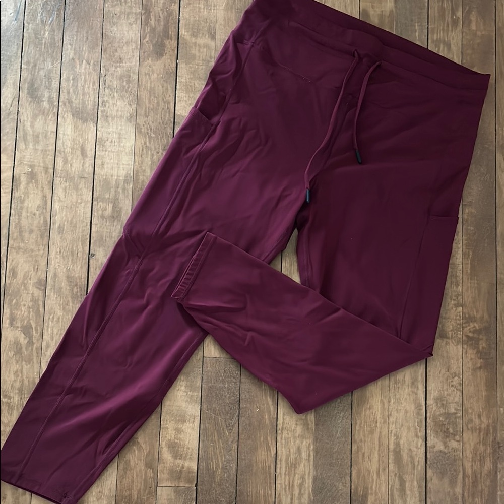 Burgundy Jogger Pants